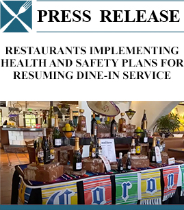 Restaurants Implementing Health and Safety Plans for Resuming Dine-in Service