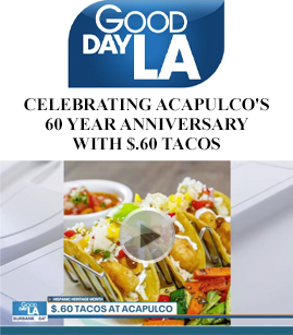 Celebrtating Acapulco's 60 Year Anniversary With $0.60 Tacos